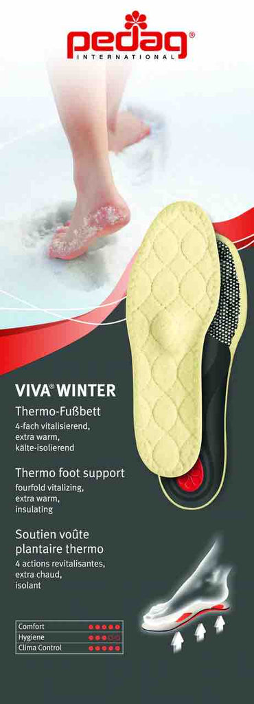 Pedag VIVA WINTER - Semelles avec support de la voûte et plantaire - Dealorys